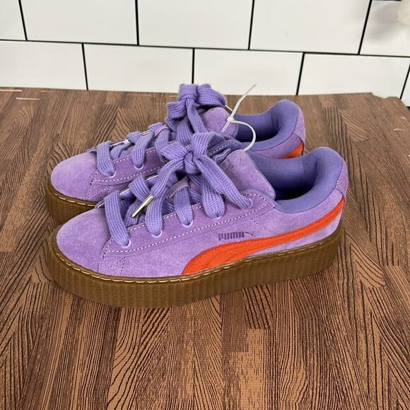 NWOT Puma Fenty Rihanna Creeper Lavender Purple Women’s Size 7.5 Platform Shoes - Picture 4 of 7